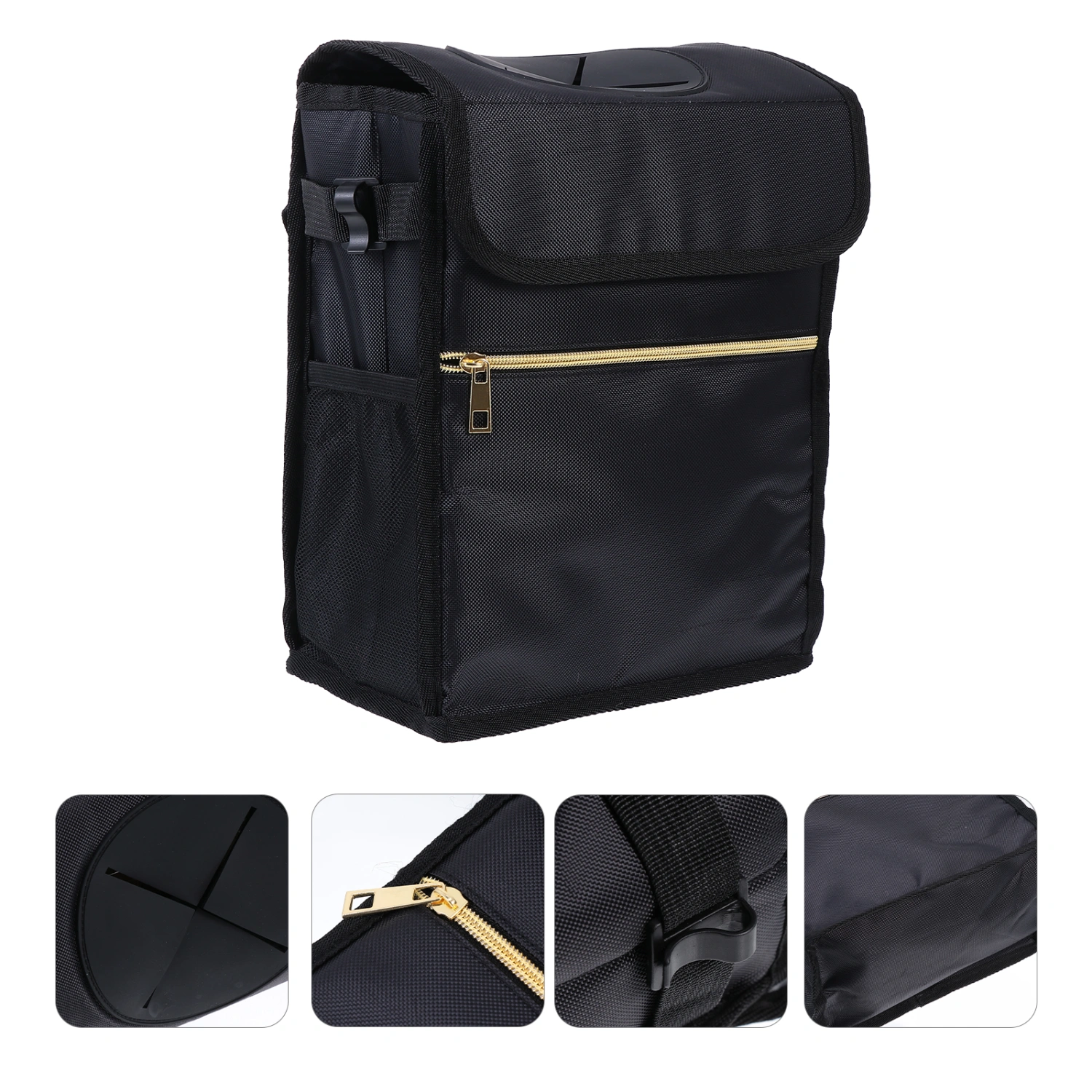 1pc Multifunctional Car Storage Bag Garbage Bag Waterproof Trash Can for Auto
