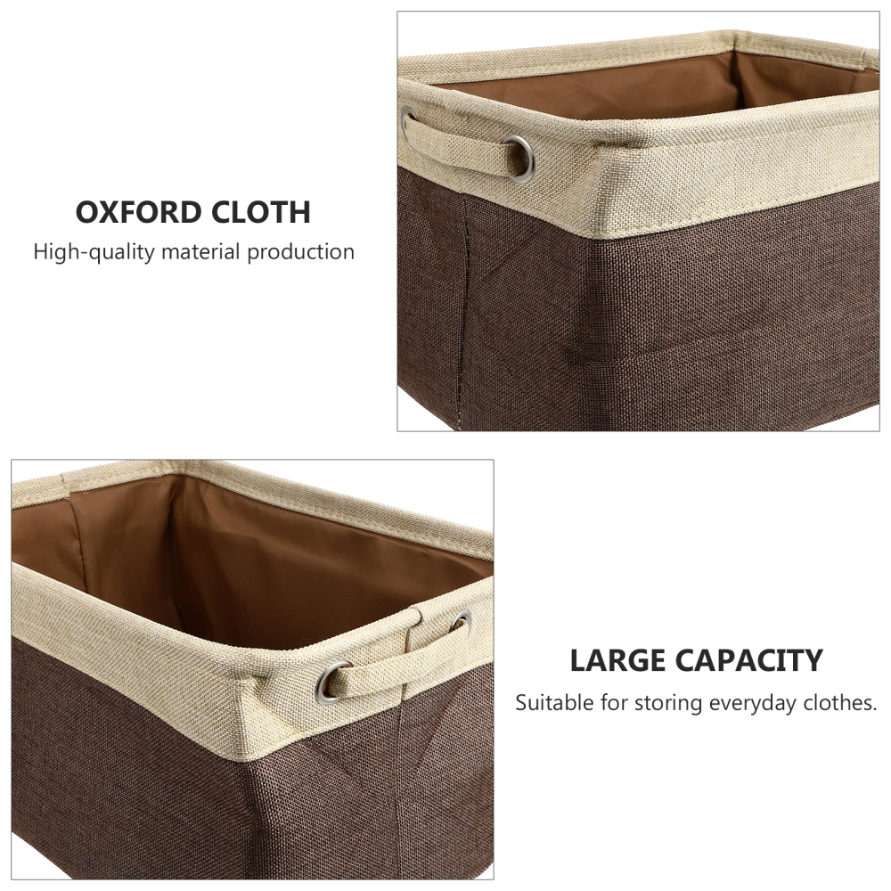 1Pc Cloth Storage Basket Home Toys Storage Container Folding Sundries Container