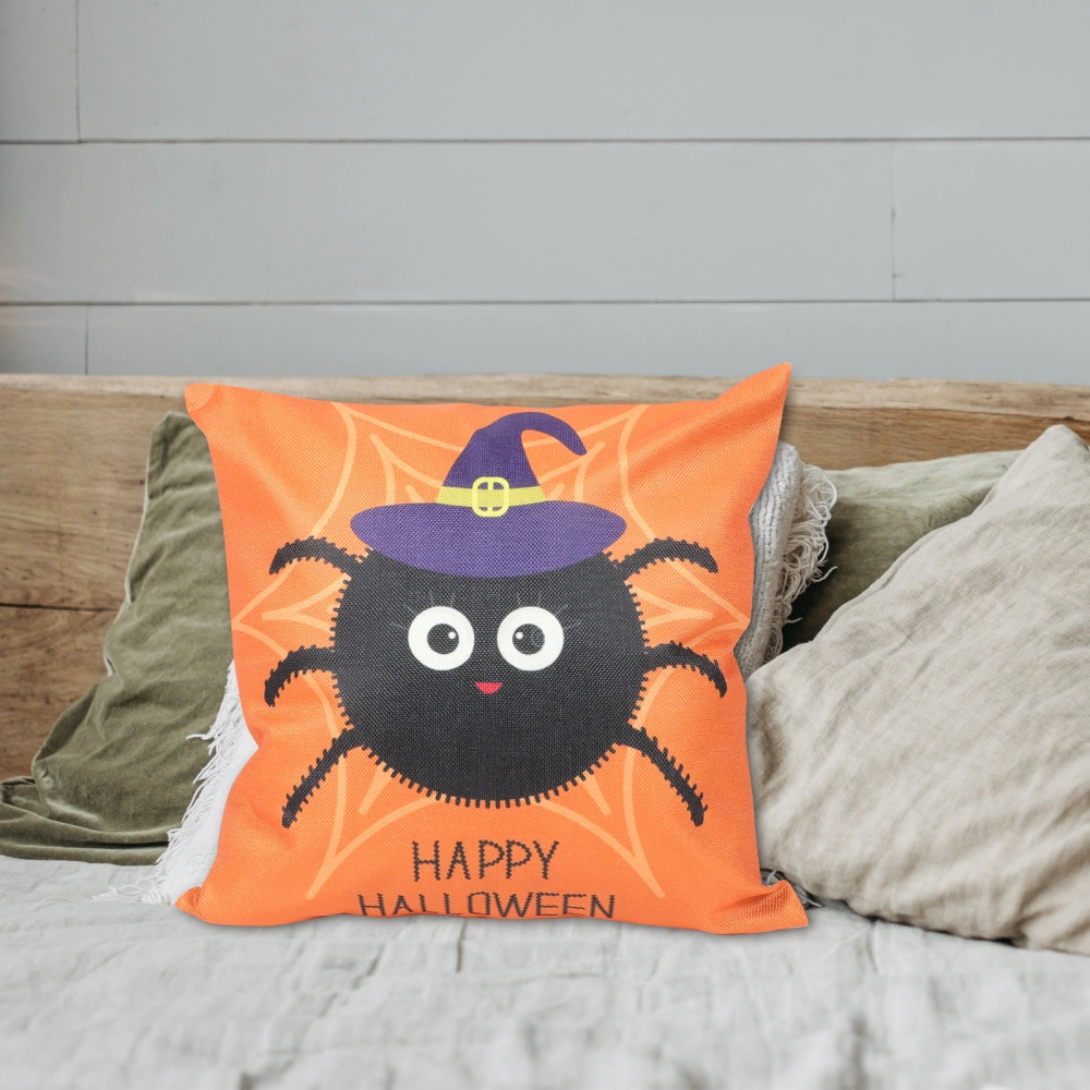 4pcs Halloween Throw Pillow Covers Halloween Pillow Covers Comfortable Pillow Cases