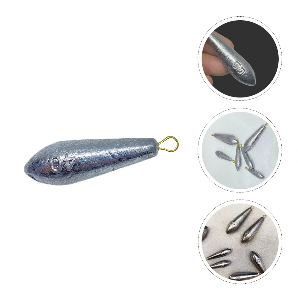 8pcs Fishing Lead Weights Portable Fishing Weights Outdoor Fishing Accessories