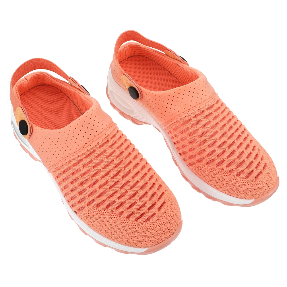 1 Pair Mesh Breathable Shoes Casual Sandals Female Leisure Footwear (Orange)