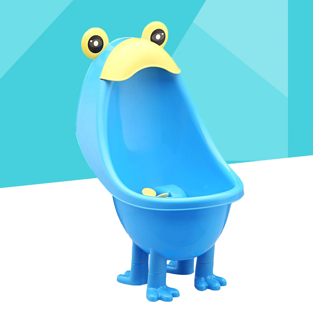 Baby Boys Urinal Potty Training Stand Urinal Groove Toilet Bathroom Accessories (Blue)