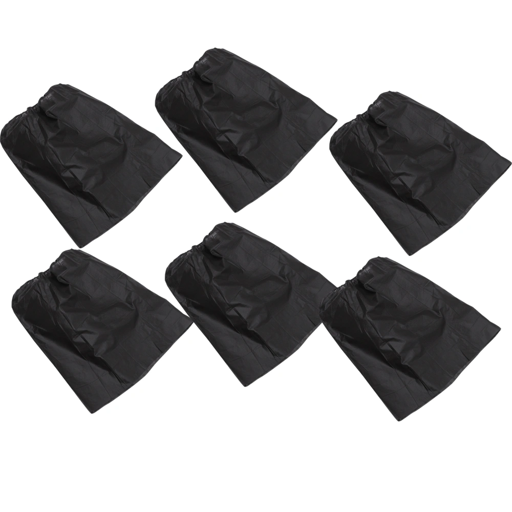 10Pcs Shower Skirts Bath Towels Portable Beauty Salon Bath Skirts (Black)