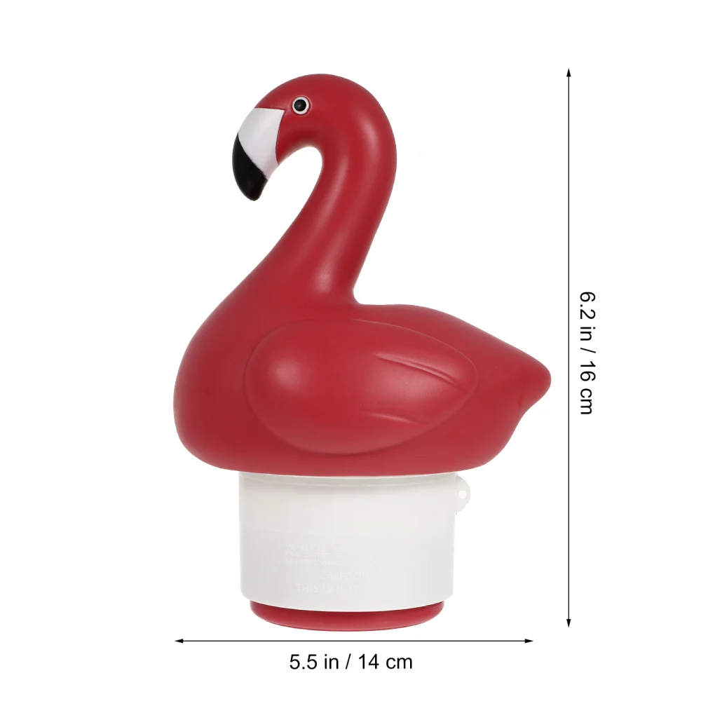 Flamingo Pool Floating Chlorine Dispenser Floater Chlorine Tablets Holder