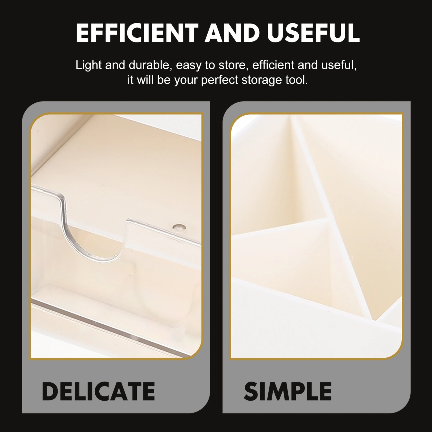 Desktop Storage Holder Makeups Storage Organizer Drawer Style Storage Box