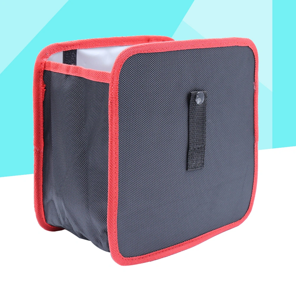 Car Garbage Bag Seat Back Storage Bag Multifunctional Debris Storage Bag Red