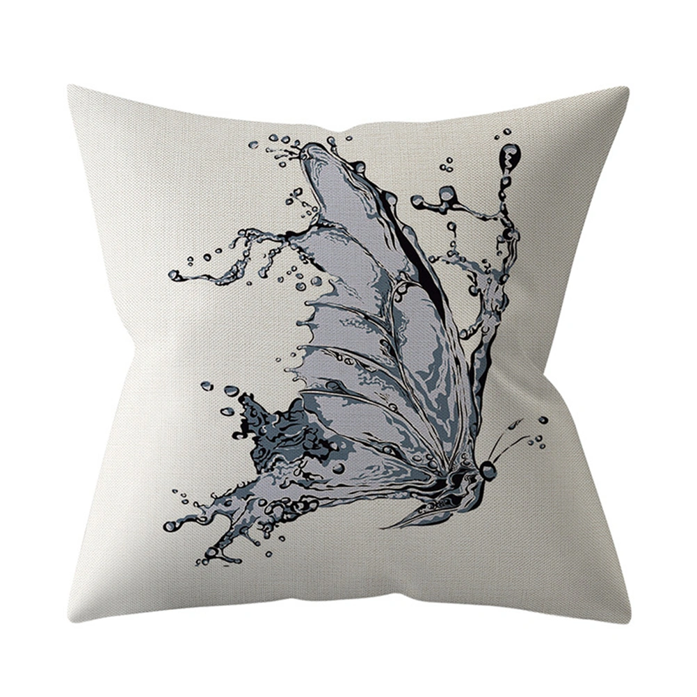 4 Pcs Retro Pillow Cases Pillow Covers Linen Cushion Protectors Home Decorations