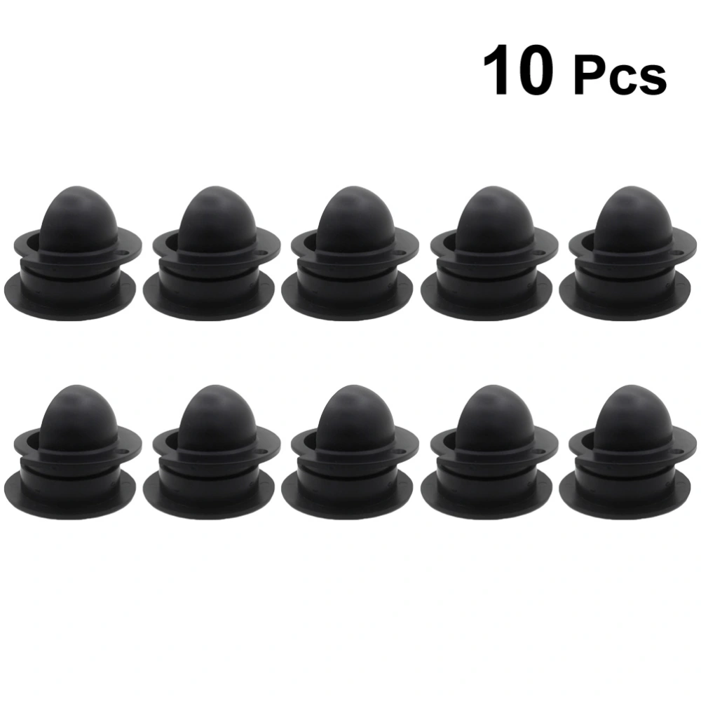 10PCS Foosball Machine Table Entry Dish Table Football Soccer Ball Drop Cup Replacement Black