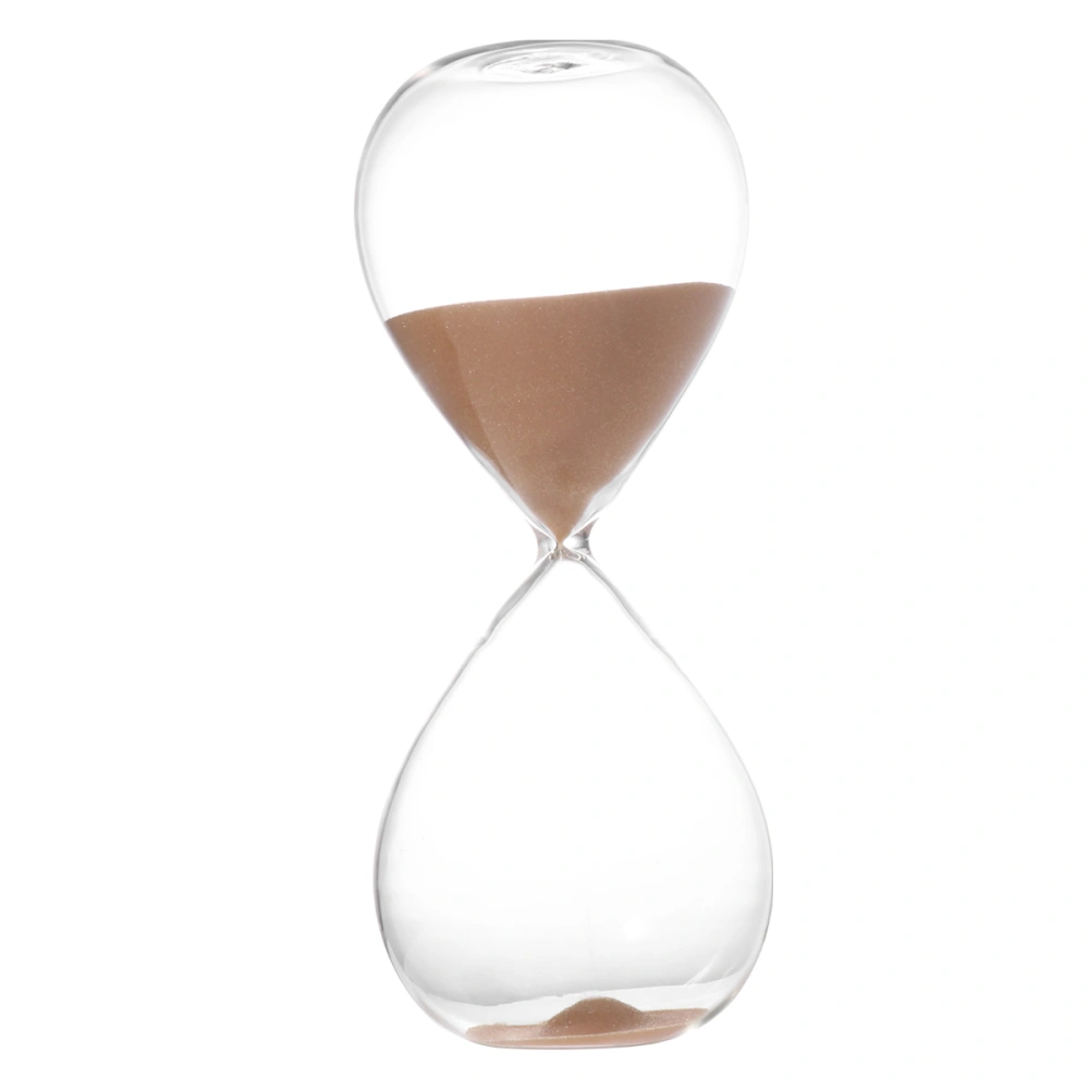 Sand Clock Timer Transparent Glass Sand Clock Modern Sand Clock Timer Creative Sand Clock (Champagne)