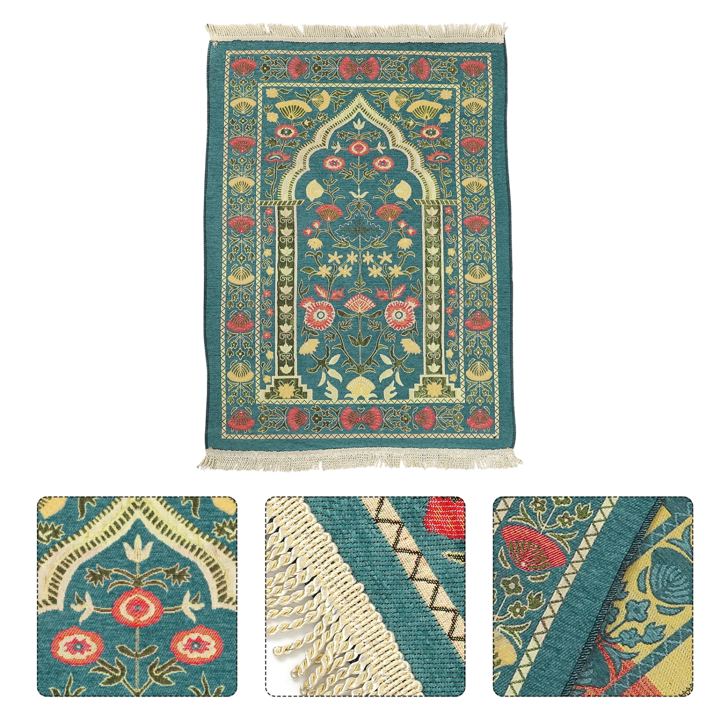 Comfortable Muslim Prayer Mat Islamic Prayer Rug Muslim Polyester Prayer Mat