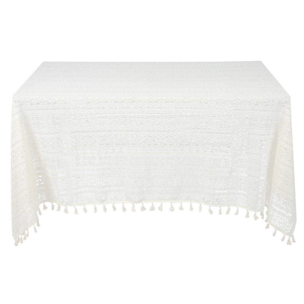 Retro Table Cloth Delicate Table Cloth Decorative Tablecloth Hollow Table Cloth