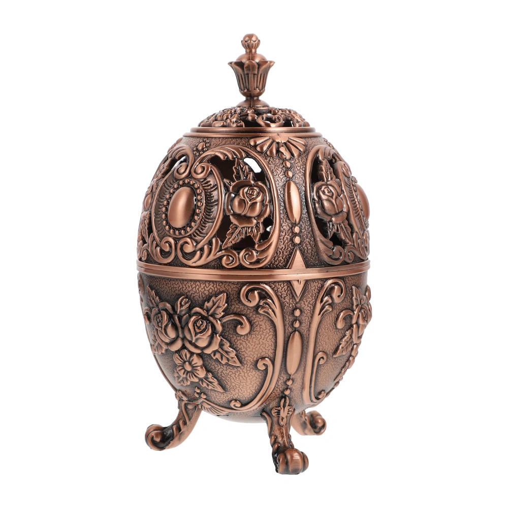 1Pc Metal Hollow Incense Burner Alloy Incense Burner for Home Desktop Decor