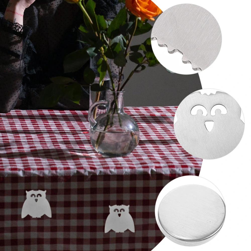 6Pcs Tablecloth Weights Window Curtain Pendant Weights Owl Shaped Tablecloth Magnets