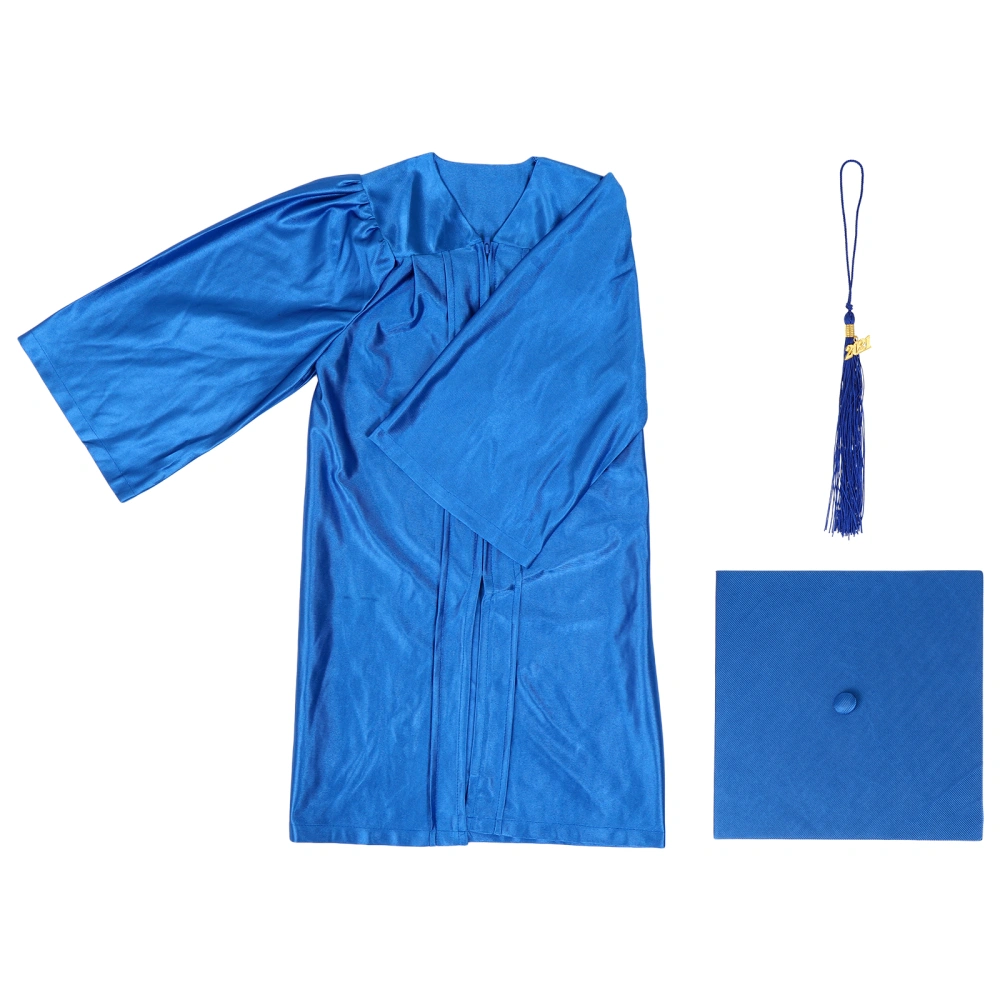 1 Set Child Graduation Gown Set Graduation Celebration Kids Dress Gown