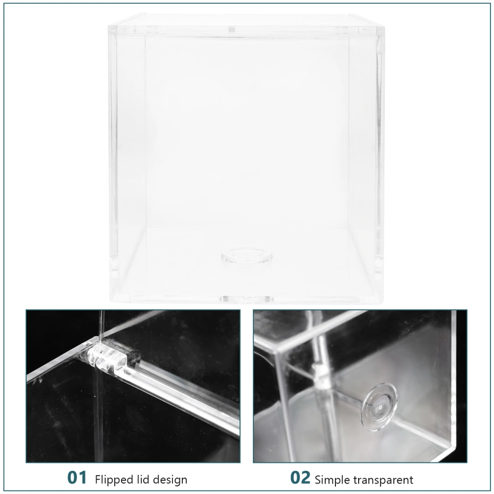 2Pcs Display Box Candy Packaging Box Clear Display Container Candy Case