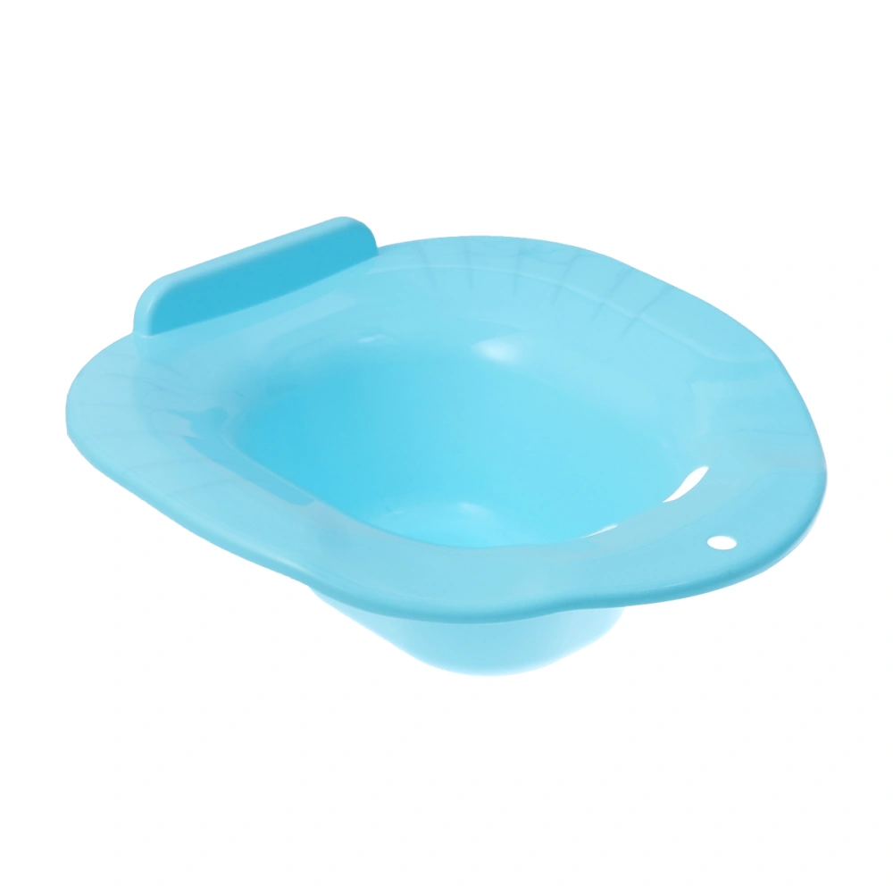 Bath Over-the-Toilet Perineal Soaking Bath Basin Bidet for Hemorrhoidal Relief Pregnant Women the Elderly and Post-Episiotomy Patients(Blue)