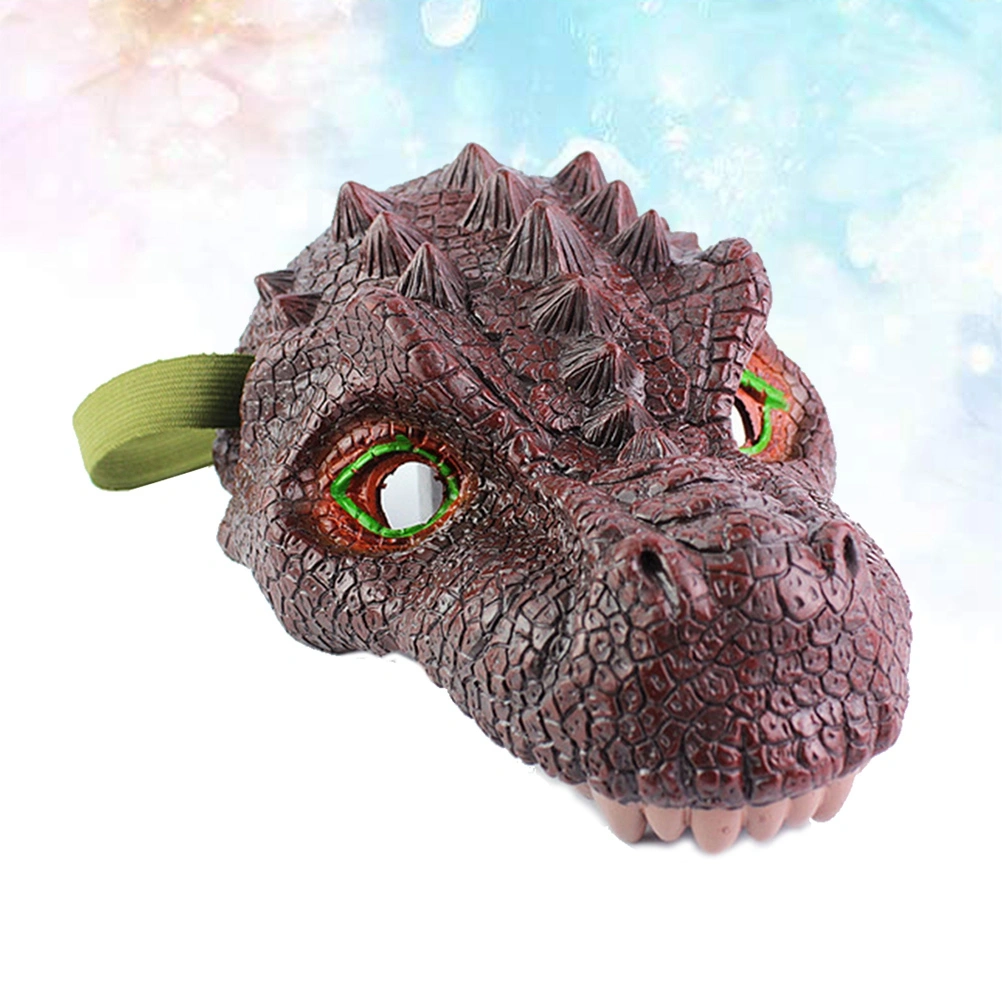 Novelty Dinosaur Mask Simulation Dinosaur Mask Model Halloween Funny and Trick Toys Boxed Tyrannosaurus Mask