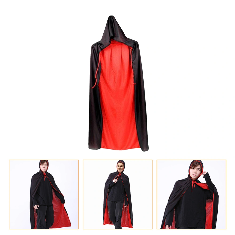 1Pc Halloween Cloak Cape Hooded Cloak Halloween Cosplay Costume for Adults