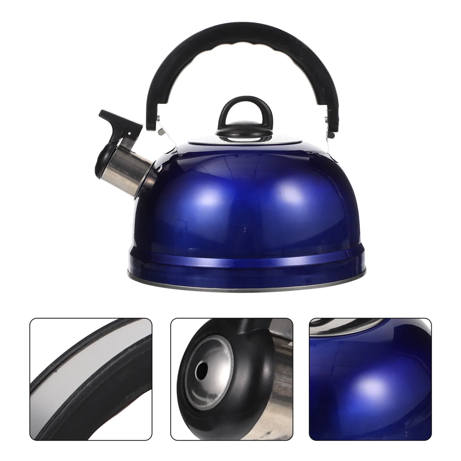 1Pc 3L Stainless Steel Teakettle Household Boil Water Kettle Sounding Kettle