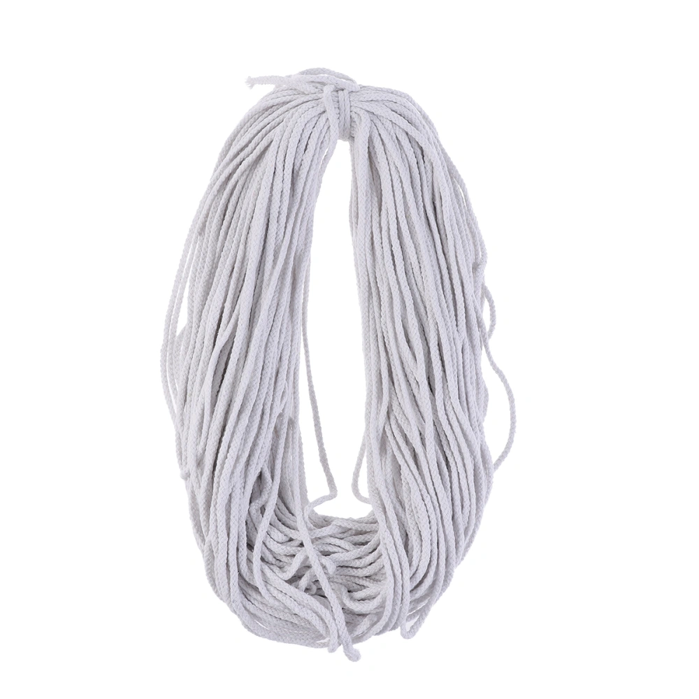 5mm White Handmade Woven Tapestry Rope Cotton Wall Pendant Nordic Weaving DIY Handmade Home Living Room Wedding Decoration