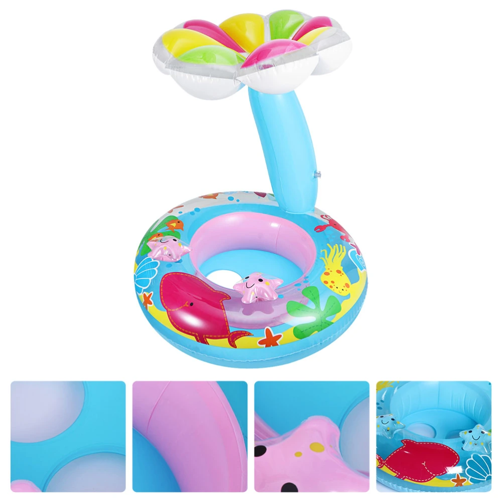 Adorable Kids Inflatable Swimming Ring Pool Swim Ring Seat Float Boats