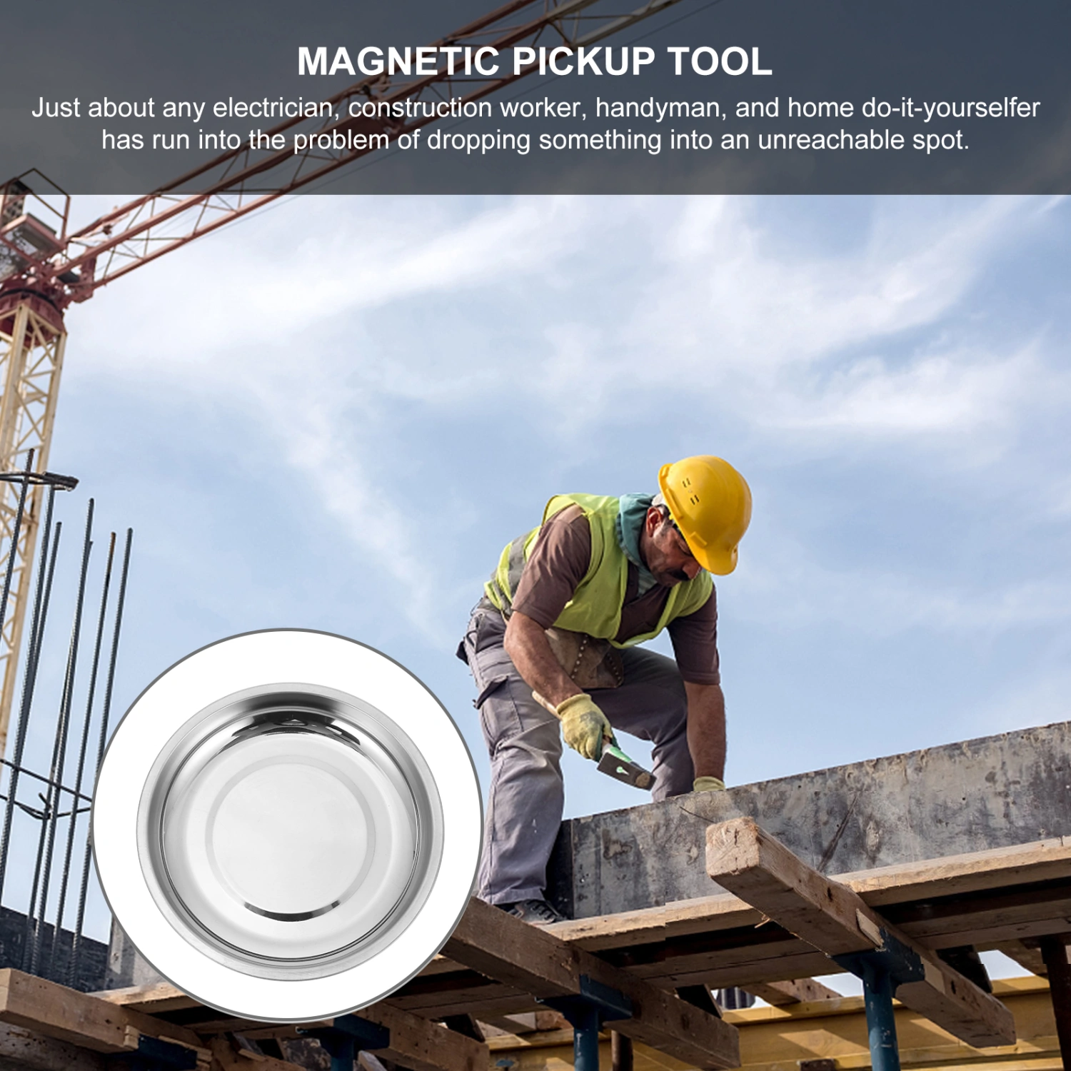 Magnetic Parts Tray Holders Stainless Steel Magnetic Tool Tray for Socket Screws