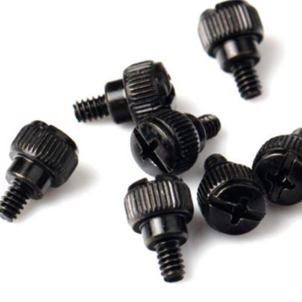 100PCS Thumb Screw Desktop Computer Case Knurled Thumbscrew Computer Accessory