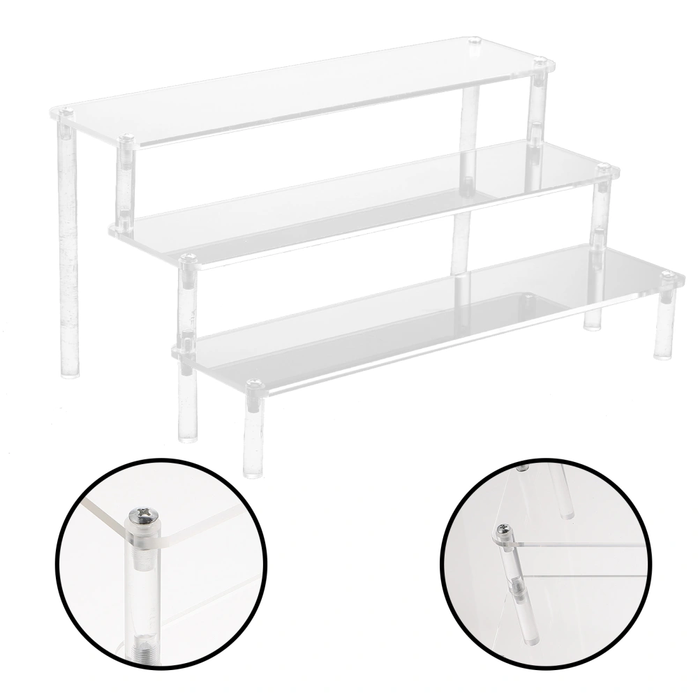 1Pc Clear Acrylic Display Multi-layer Jewelry Display Stand Cake Organizer