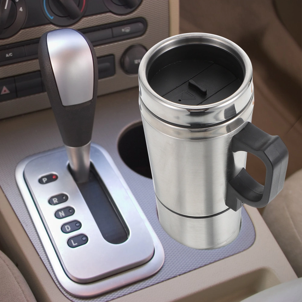 12V Stianless Steel Electric Heating Vacuum Cup Rapid Heating Cup for Vehicle