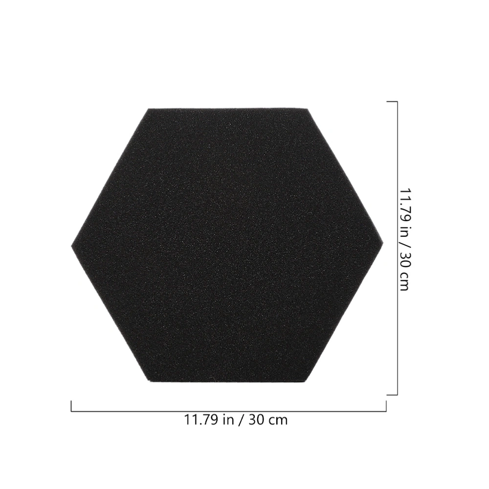 6pcs Hexagonal Studio Acoustic Board Soundproof Absorption Treatment Panel