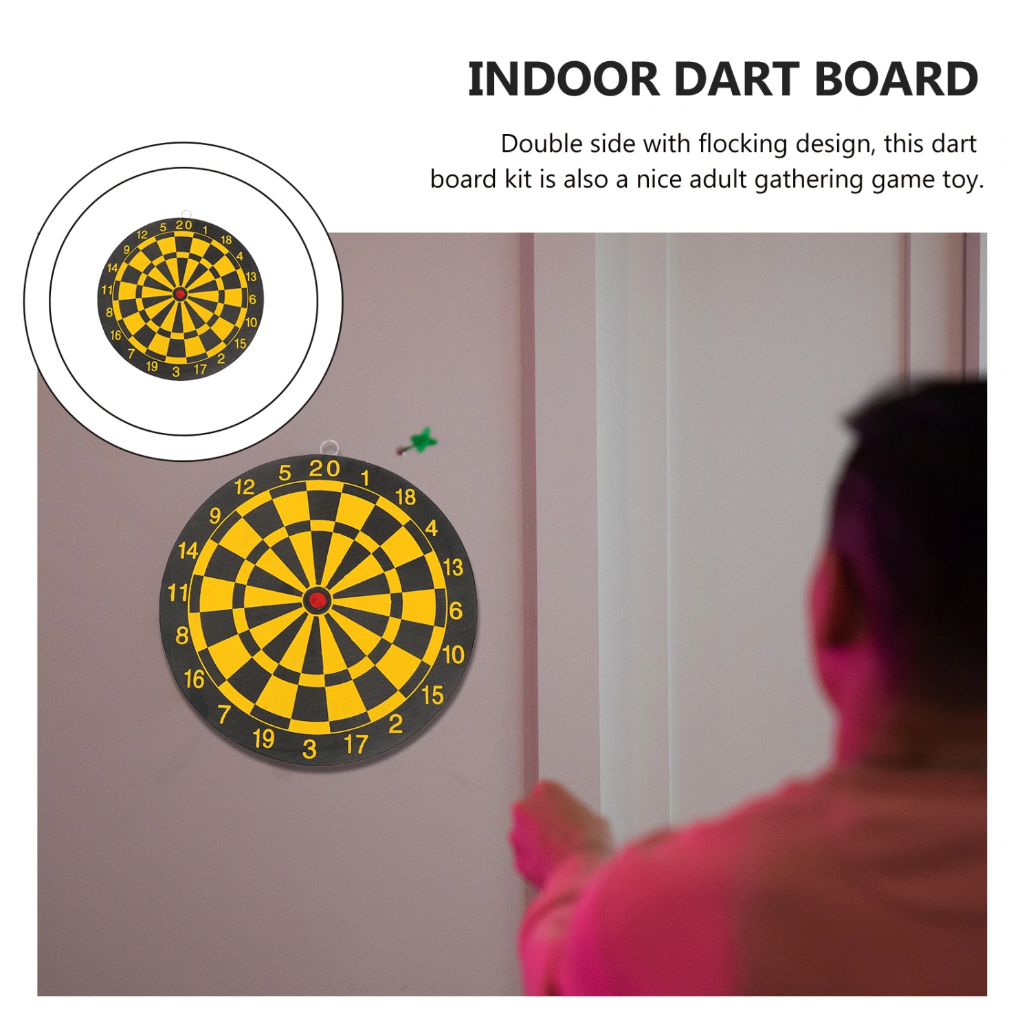 1 Set of Kids Dart Plaything Funny Dart Target Toy Outdoor Dart Game Toy