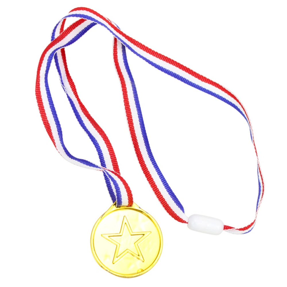 100pcs Gold Medal Winner Award Medals for Sports Competitions Matches Party Favors