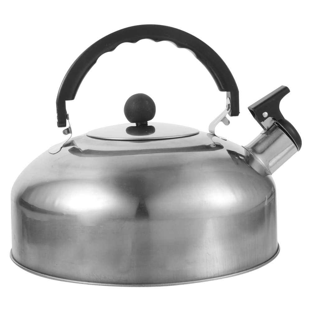 Stainless Steel Water Kettle Flat Bottom Teakettle Whistling Teakettle