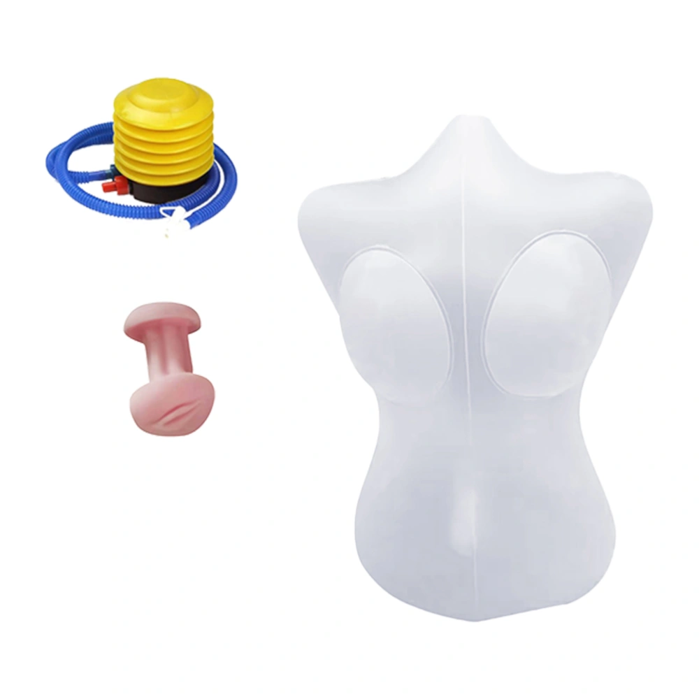 1 Set Creative Inflation Dolls Masturbation Realistic Model Toys (Assorted Color)