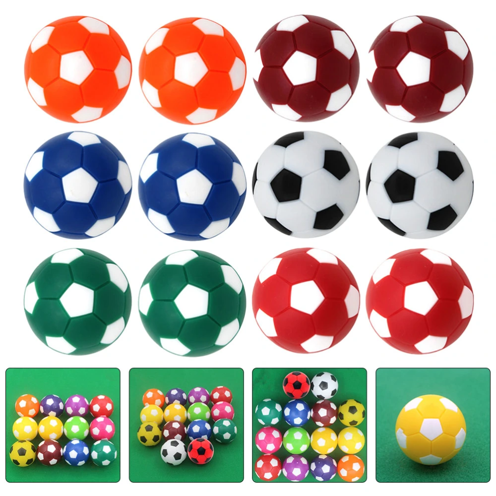 16pcs Foosball Plastic Ball Foosball Balls Table Football Replacement Props