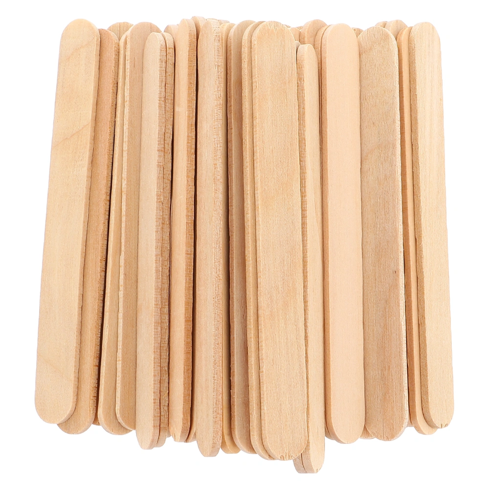 300pcs Popsicle Sticks Wood Craft Sticks Waxing Sticks Ice Cream Making Supplies