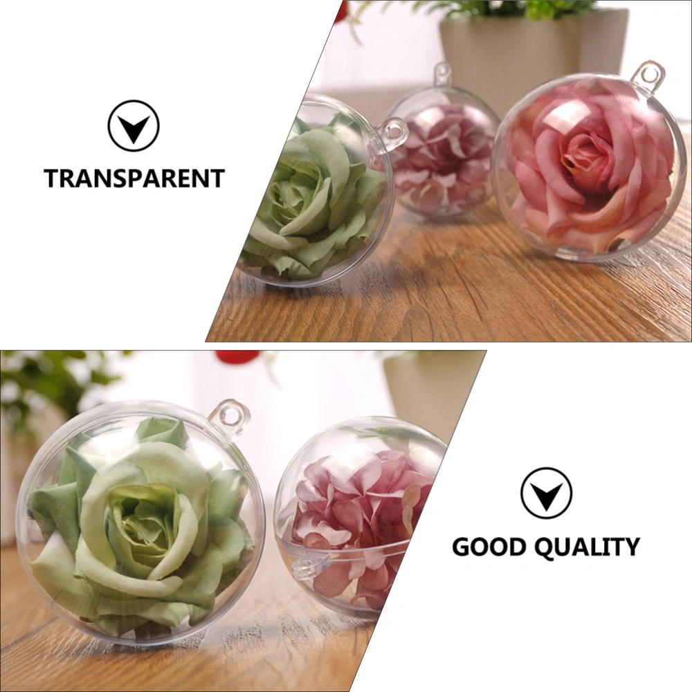 10Pcs Christmas Decoration Balls Delicate Party Ornaments Festival Supplies