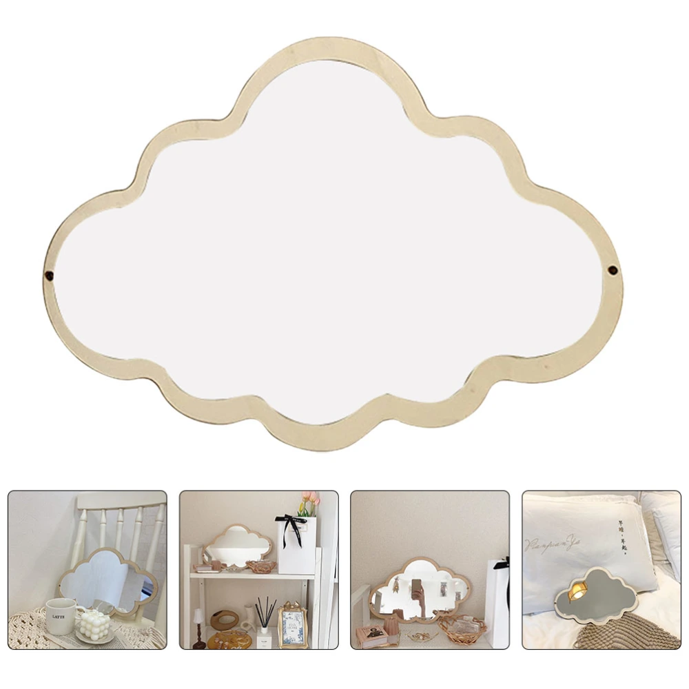 1Pc Nordic Cloud Modeling Makeup Mirror Decorative Acrylic Hanging Mirror