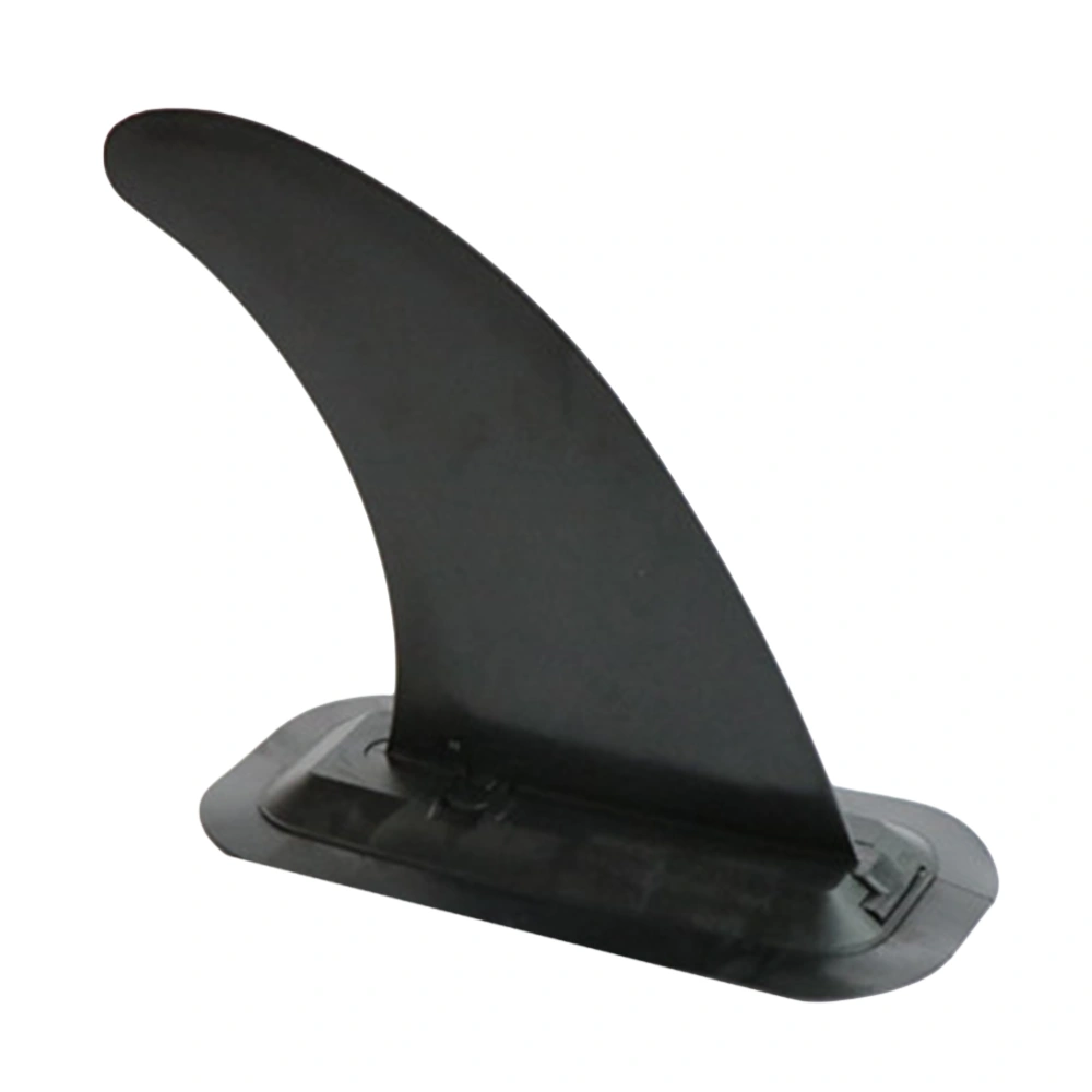 Clip-on Design Reinforced Surf Fin Canoe Surfboard Fins for Surfboard Surfing (Black)