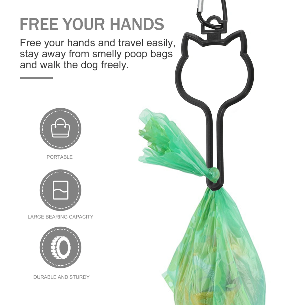 1 Set Dog Poop Bags Dog Leash Installation Waste Bag Clip Poop Storage Bag