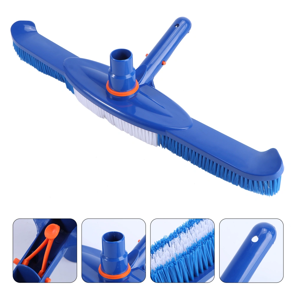 1Pc Swimming Pool Brush Head Pond Cleaning Brush Bathtub Cleaning Tool (Blue)