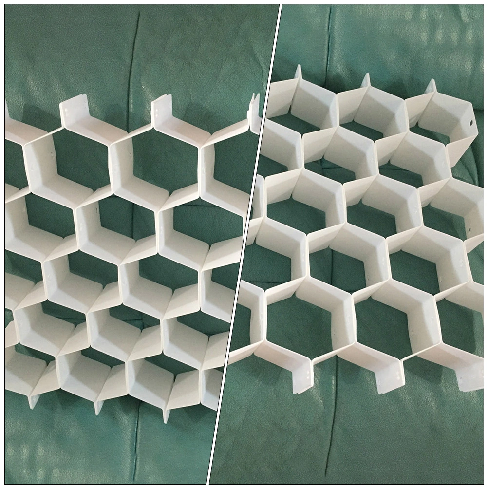 1Pc Drawer Storage Grid Home Storage Container Honeycomb Style Organizer (White)