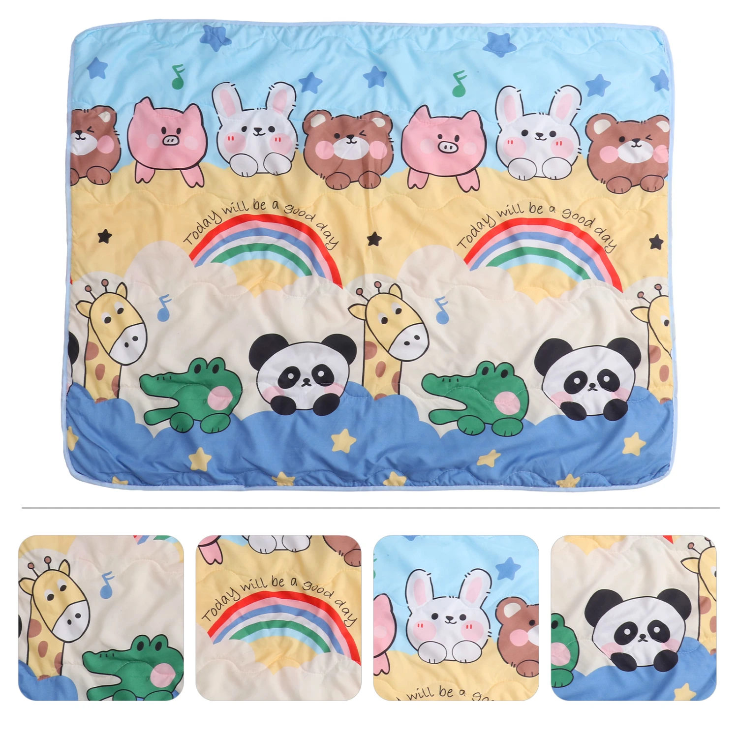 1Pc Kindergarten Blanket Decorative Children Blanket Household Summer Quilt