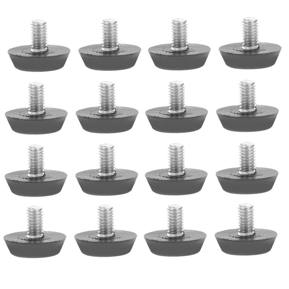 100pcs Screw On Furniture Levelers Adjustable Furniture Legs Leveling Feet for Table Chair