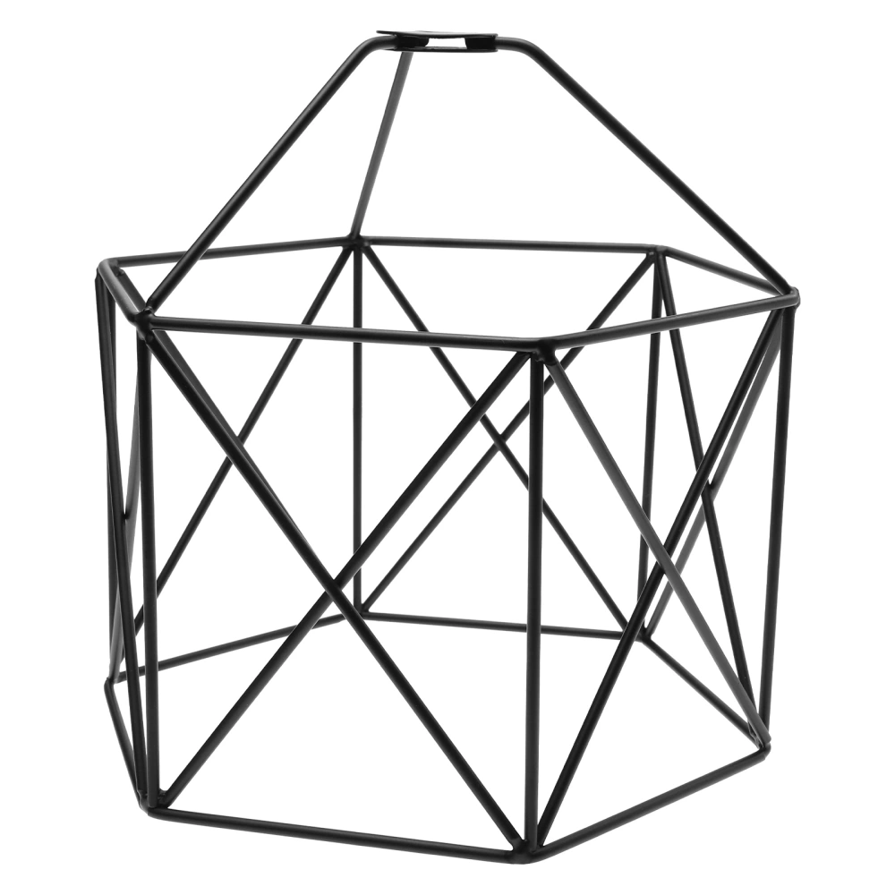 Minimalist Hexagon Shape Lamp Shade Hollow Light Cover Vintage Light Shade