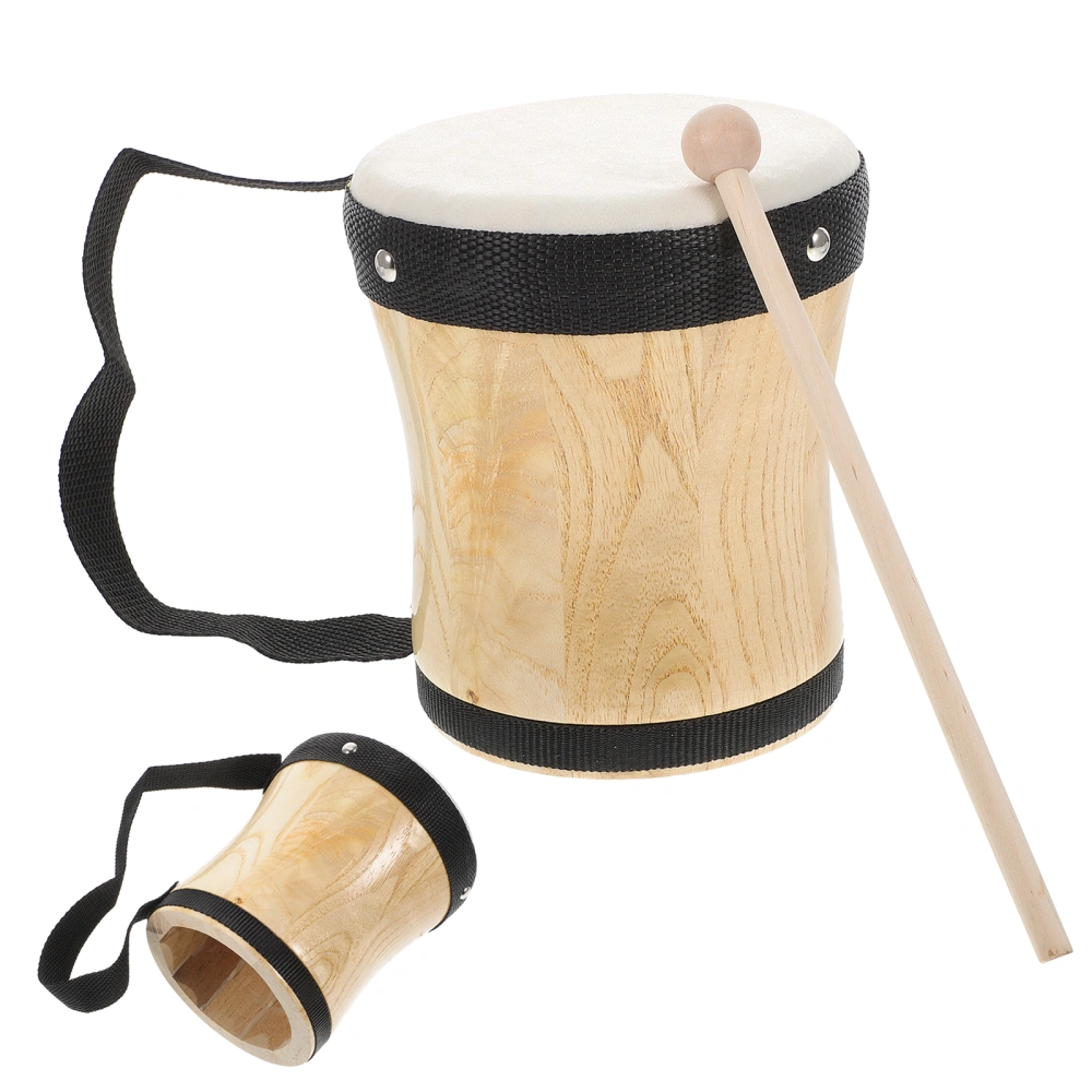 1 Set of Children Education Percussion Instrument Practical Sheepskin Bongo Drum