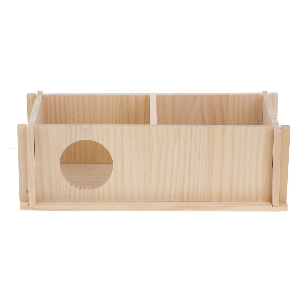 Hamster Wooden House Creative Hamster Shelter Pet Habitat Pet Nest Supply