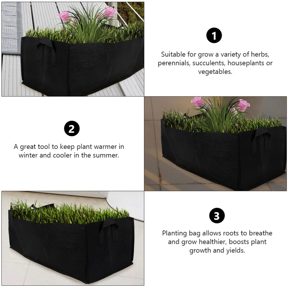 3Pcs Planting Bag Root Control Bag Gallon Plant Flower Nursery Bag Bag