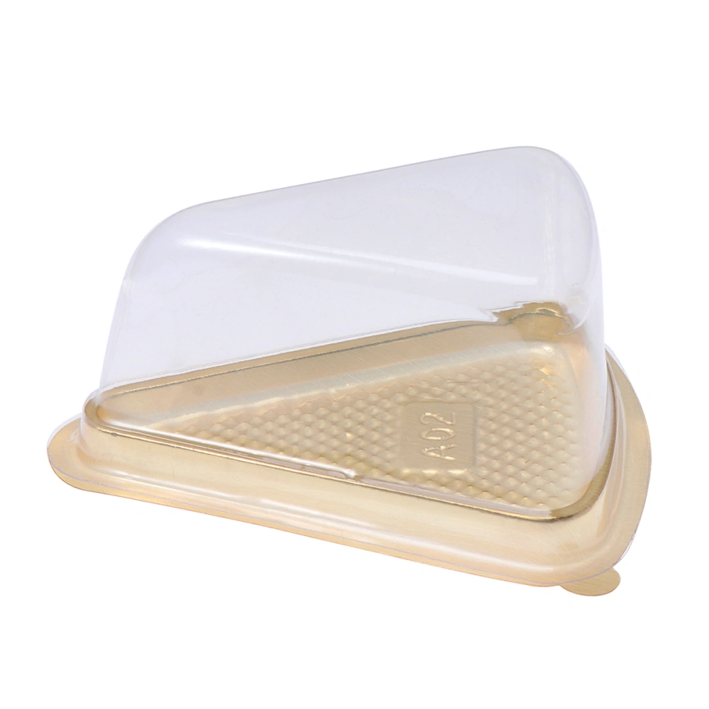 50 Pcs Cake Boxes Disposable Triangle Moon Cake Tray Food Gift Packaging Boxes