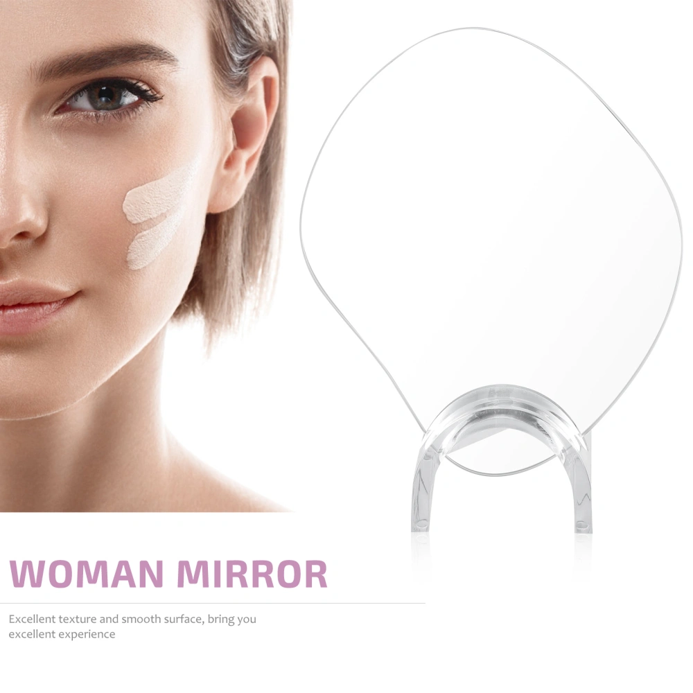 1Set of Creative Cosmetic Mirror Durable Make-up Mirror Tabletop Make-up Mirror